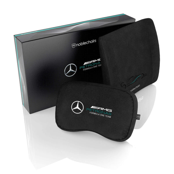 noblechairs Memory Foam Pillow Set - Mercedes AMG Petronas Formula One Team Edition
