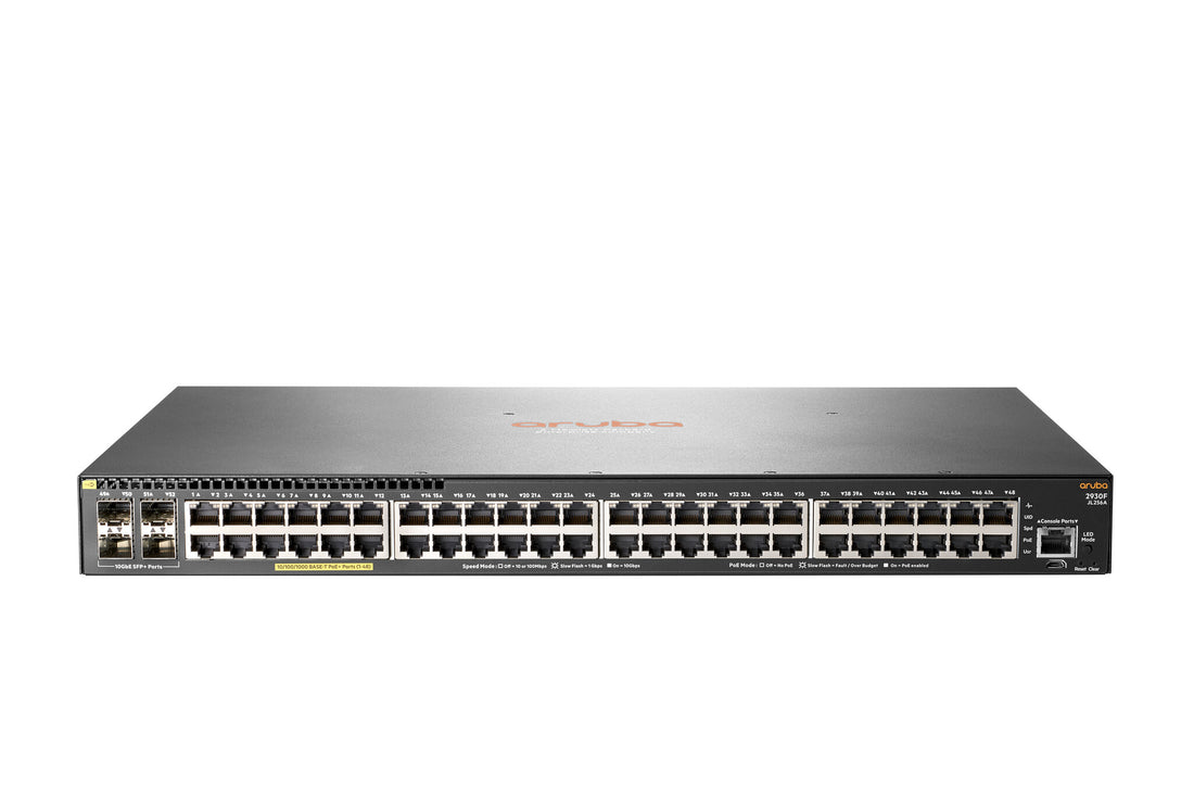 HPE Aruba Networking Aruba 2930F 48G PoE+ 4SFP+ Managed L3 Gigabit Ethernet (10/100/1000) Power over Ethernet