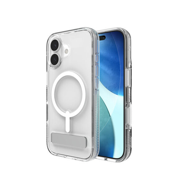 ZAGG Crystal Palace Snap Kickstand (Button Cover) Case For Apple iPhone 17