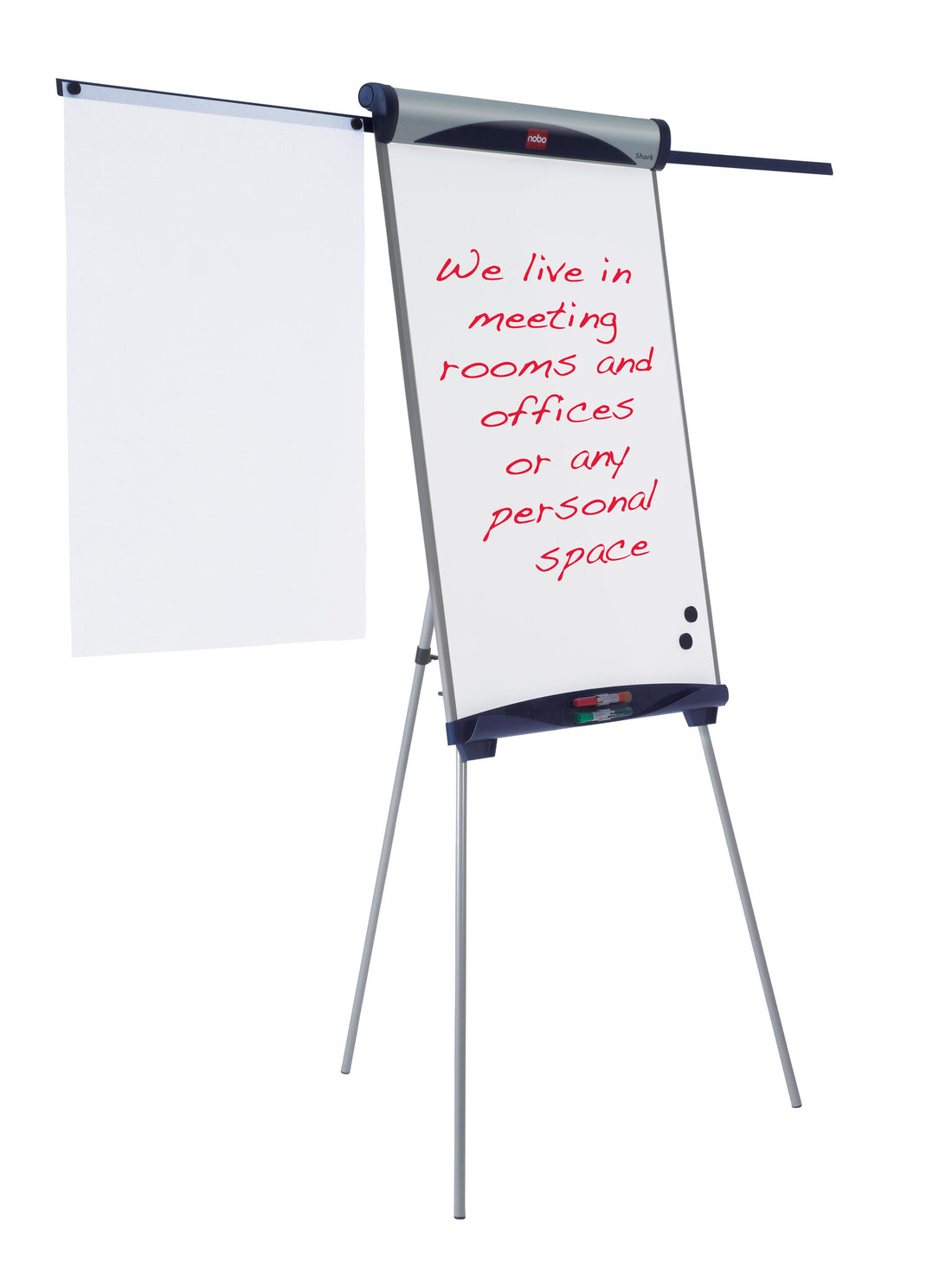 Nobo Impression Pro Tripod Steel Magnetic Whiteboard Easel with Extended Display Arms - image 3