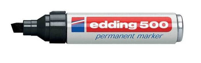Edding 500 permanent marker Black 10 pc(s)