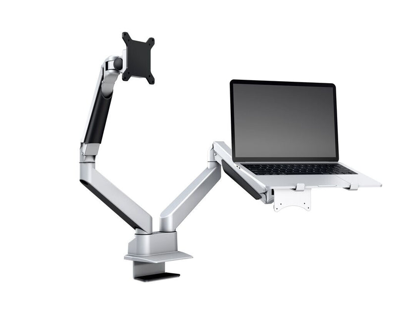 Multibrackets M VESA Gas Lift Arm Dual Arm w, Laptop Holder Silver ...