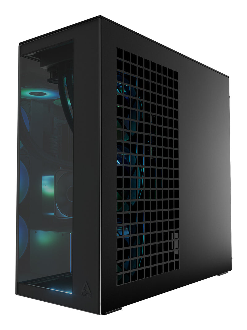 ARCTIC Xtender VG (Black) Premium E-ATX PC Case with Vertical GPU Mounting