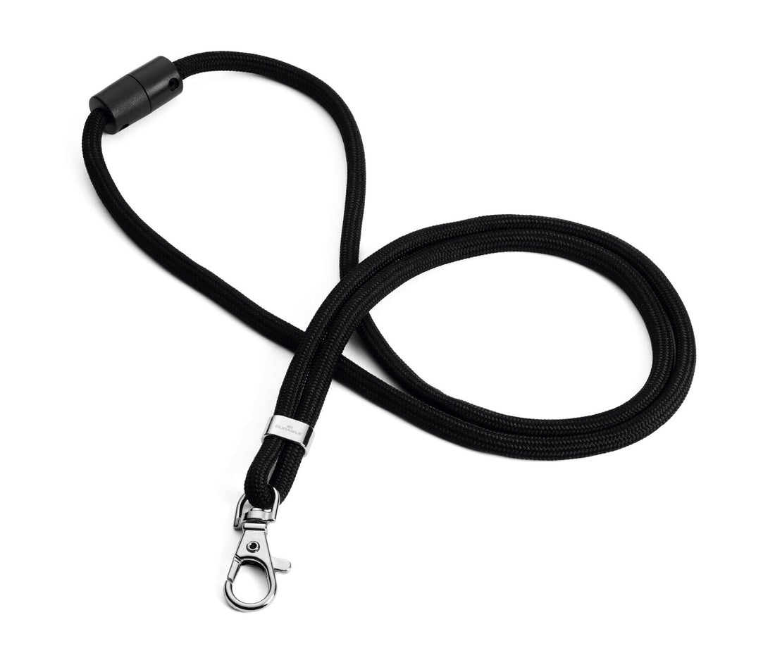 Durable 824101 badge holder accessory Badge lanyard Black