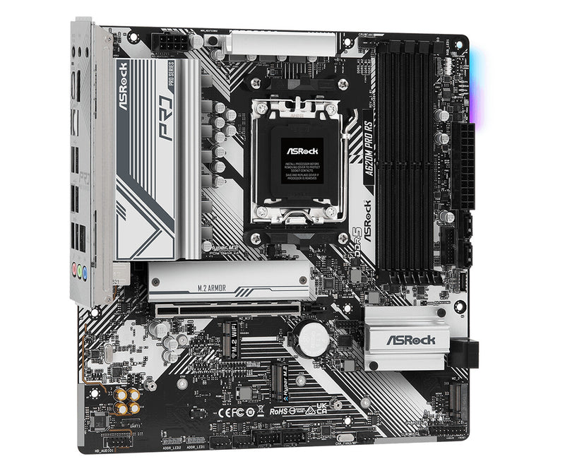 Asrock A620M Pro RS AMD A620 Socket AM5 micro ATX