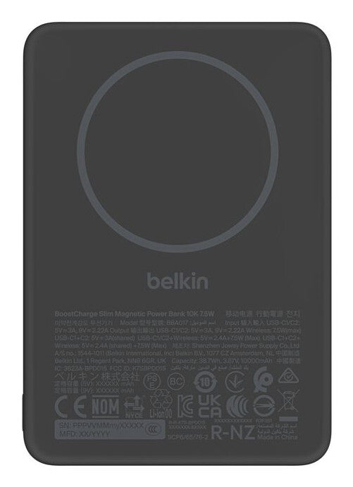 Belkin Slim Magnetic Power Bank 10K