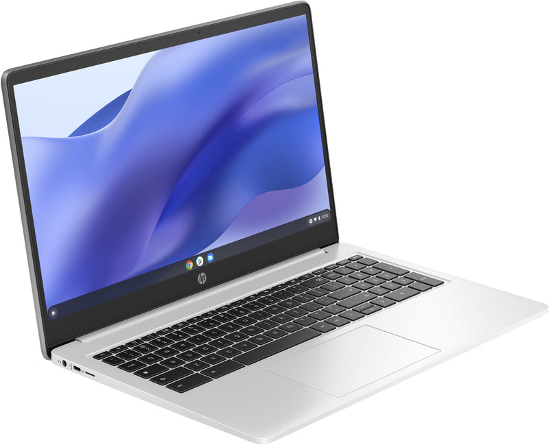 HP Chromebook 15a-na0007na Intel® Celeron® N4500 39.6 cm (15.6") HD 4 GB LPDDR4x-SDRAM 128 GB eMMC Wi-Fi 5 (802.11ac) ChromeOS Silver