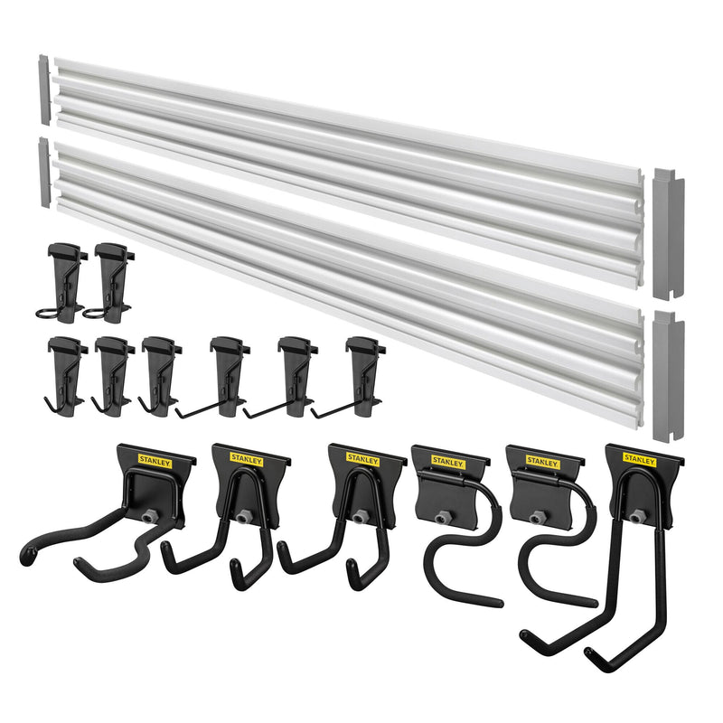 Stanley STST22000-1 garden tool storage rack Wall-mounted Steel | Back ...