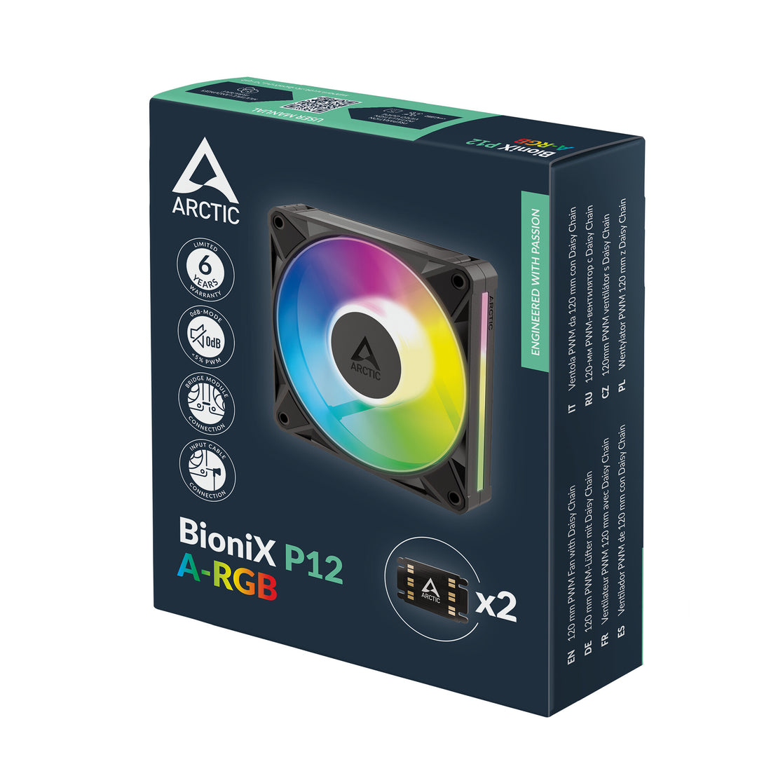 ARCTIC BioniX P12 A-RGB 120 mm PWM Fan with Daisy Chain - image 8