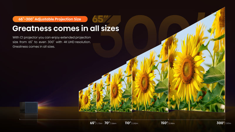 Hisense C1TUK data projector 1600 ANSI lumens UHD 4K (3840x2160) Silver