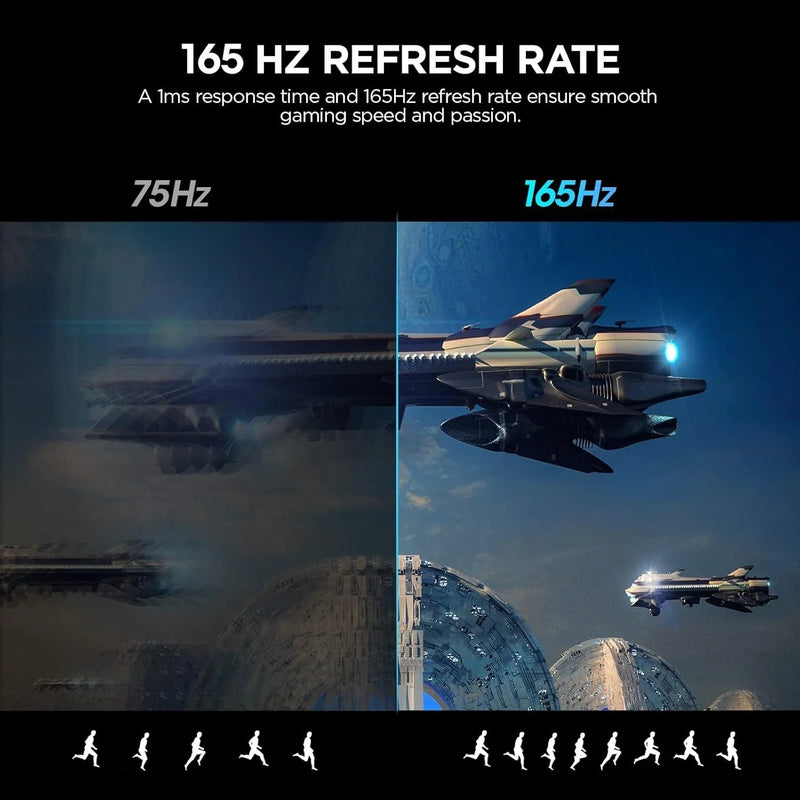 Koorui 24" FHD 180Hz Curved Gaming Monitor (24E6CA)