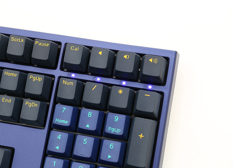 Ducky One 2 Horizon keyboard Gaming USB UK English Black, Blue, Yellow