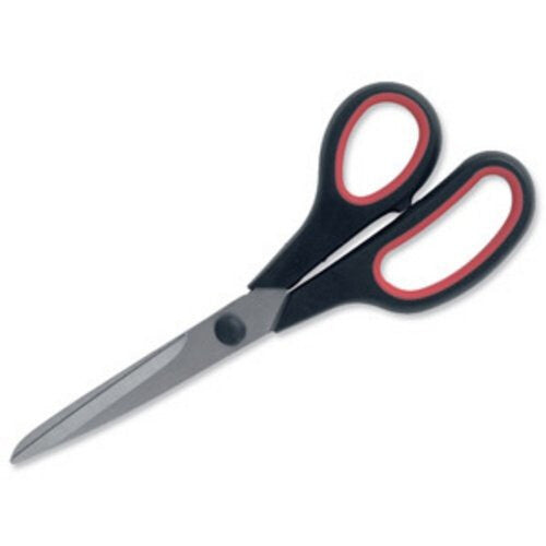 5Star 909272 stationery/craft scissors Straight cut Black, Red