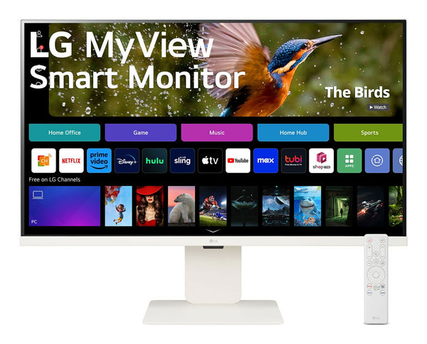 LG 31.5" 4K UHD Monitor, White (32SR83U-W)