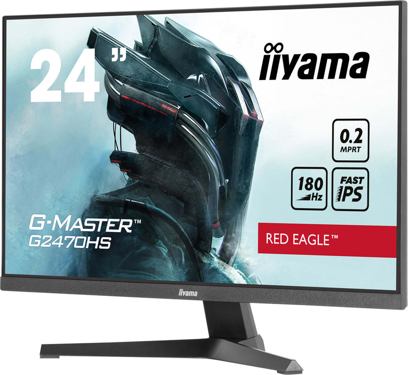 iiyama G-MASTER 23.8" FHD 180Hz Gaming Monitor (G2470HS-B1)