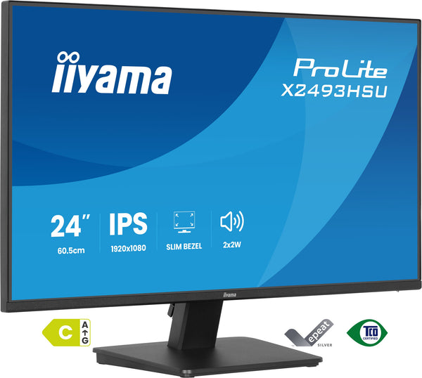 iiyama ProLite 23.8" Full HD 120Hz Monitor (X2493HSU-B1)