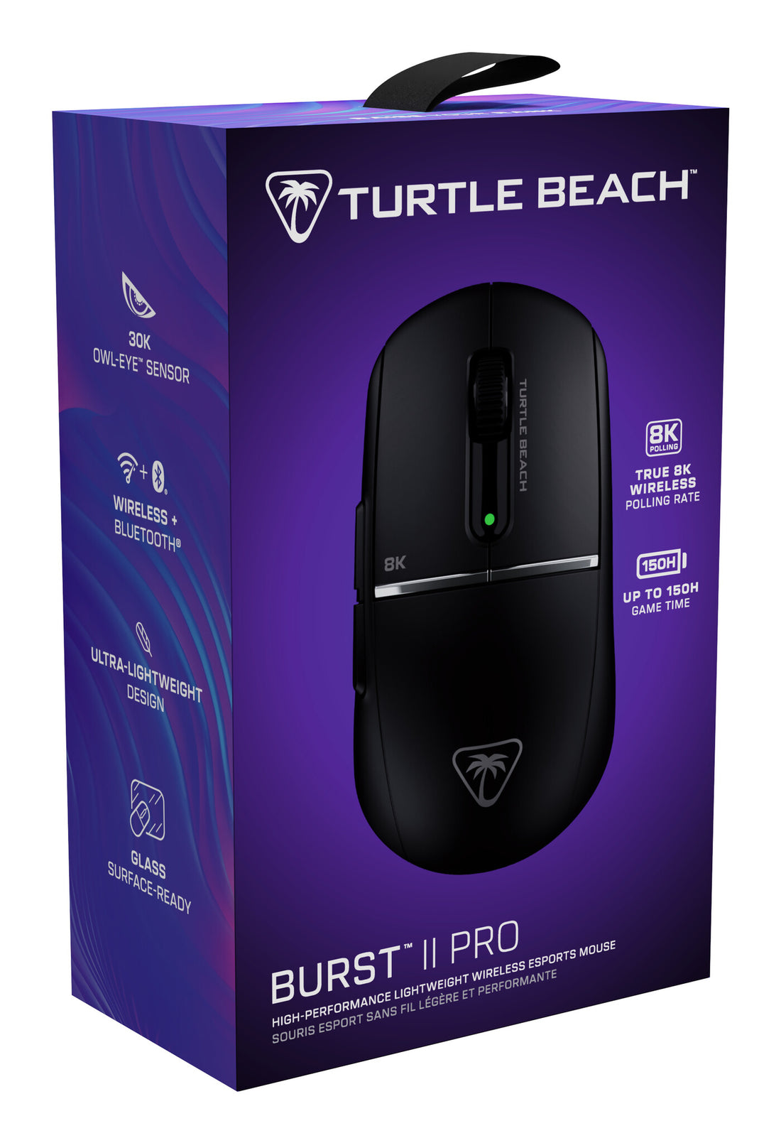 Turtle Beach Burst II Pro Black Wireless Esports Gaming Mouse - 8K polling, 57g Ultra Lightweight, 150-hour - image 11