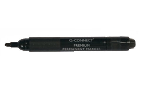 Q-CONNECT KF26105 permanent marker Bullet tip Black 10