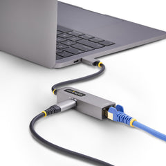 StarTech.com USB-C to Ethernet Adapter, NIC, 100W PD Pass-Through, USB 3.0 Type-C 1Gbps Multi Speed Network Adapter, Thunderbolt Compatible, Windows & Mac