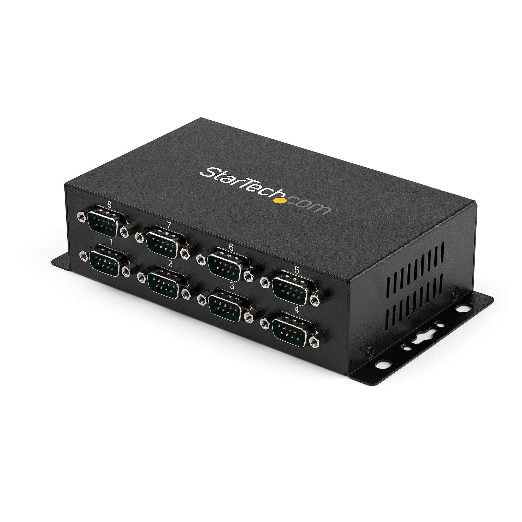 StarTech.com 8 Port USB to DB9 RS232 Serial Adapter Hub – Industrial D ...