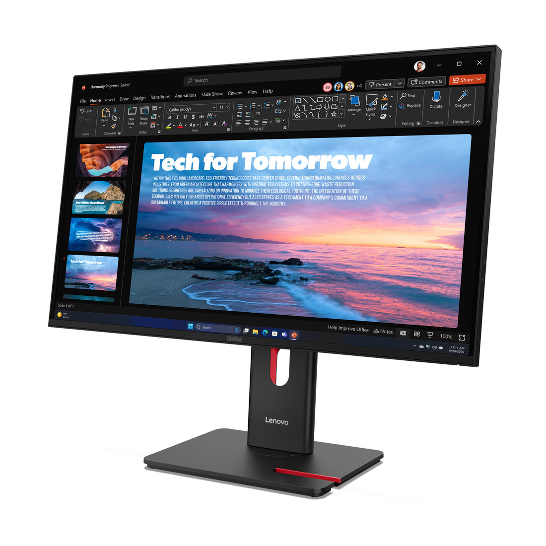 Lenovo ThinkVision T27QD-40 Monitor - image 4