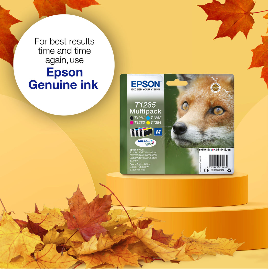Epson Fox T1284 DURABrite Ultra Single Yellow Ink - image 4