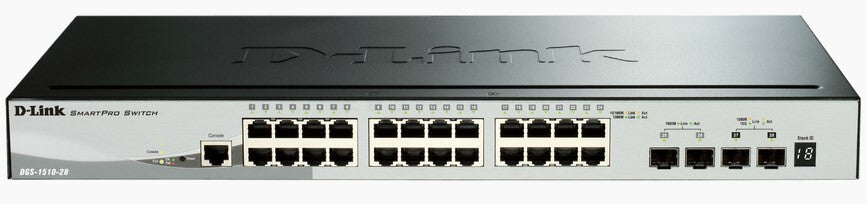 D-Link 28-Port Gigabit Stackable Smart Managed Switch including 4 x 10G SFP+