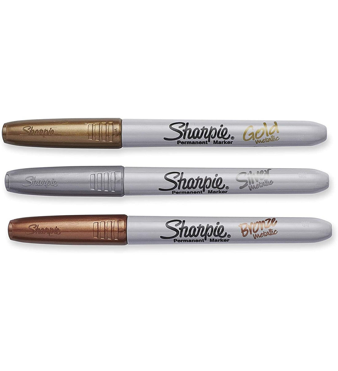 Sharpie 1986006 marker 3 Fine tip Bronze, Gold, Silver - image 3