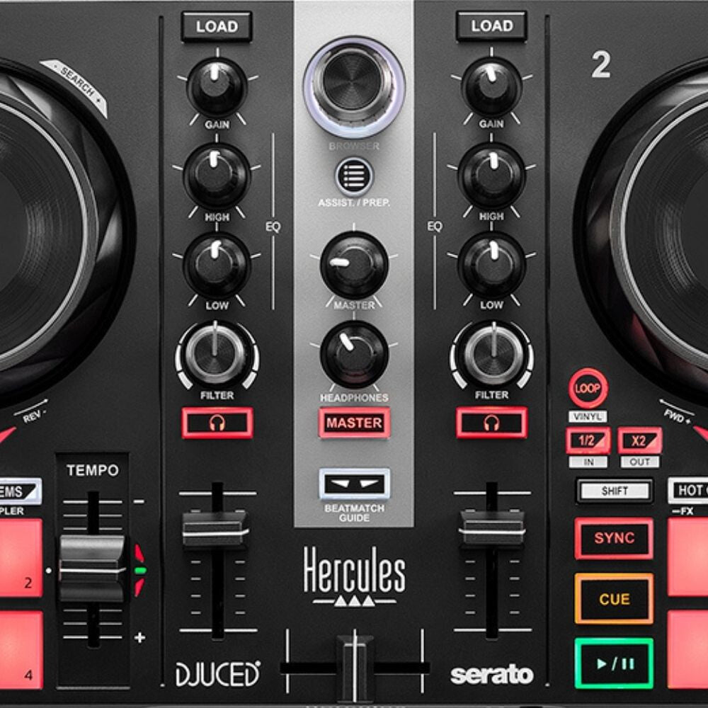 Hercules DJLearning Kit MK2 Digital Vinyl System (DVS) scratcher 2 channels Black - image 3