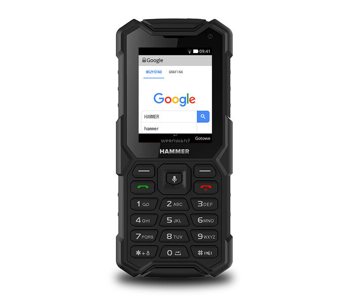 HAMMER SMART 5 2.4" Dual SIM KaiOS 4G 0.512 GB 4 GB 2500 mAh Black