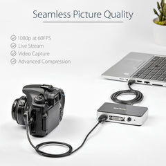 StarTech.com USB 3.0 Video Capture Device - HDMI / DVI / VGA / Component HD Video Recorder - 1080p 60fps - TAA