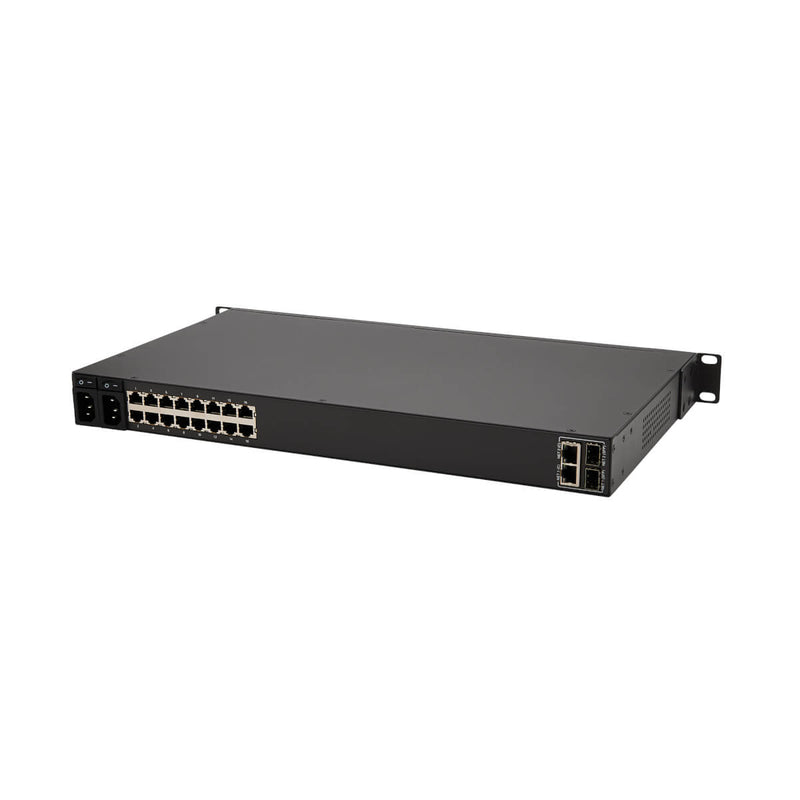 Tripp Lite B098-016 16-Port Console Server, USB Ports (2) - Dual GbE NIC, 16 Gb Flash, SD Card, Desktop/1U Rack, TAA