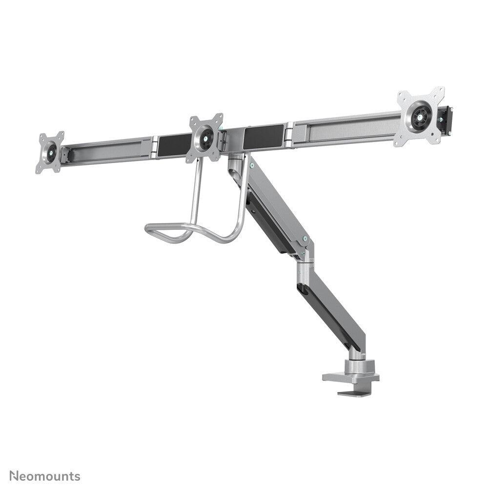 Neomounts NM-D775DX3SILVER Monitor arm 17-27" - gas spring - Topfix - 180°-stop - image 3