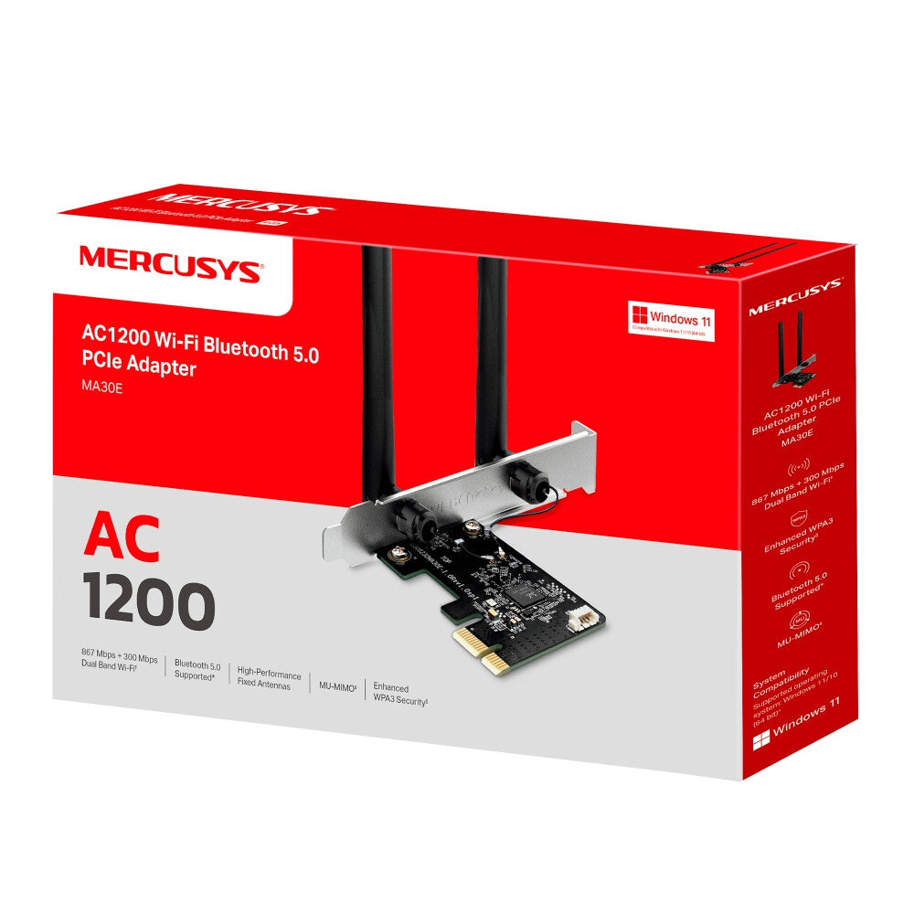 Mercusys AC1200 Wi-Fi Bluetooth PCIe Adapter - image 7
