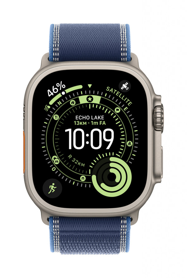 Apple MFT64ZM/A smart wearable accessory Band Blue Titanium, Polyester, Spandex, Nylon