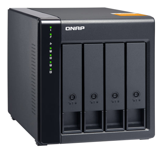 QNAP TL-D400S HDD/SSD enclosure Black 2.5/3.5"