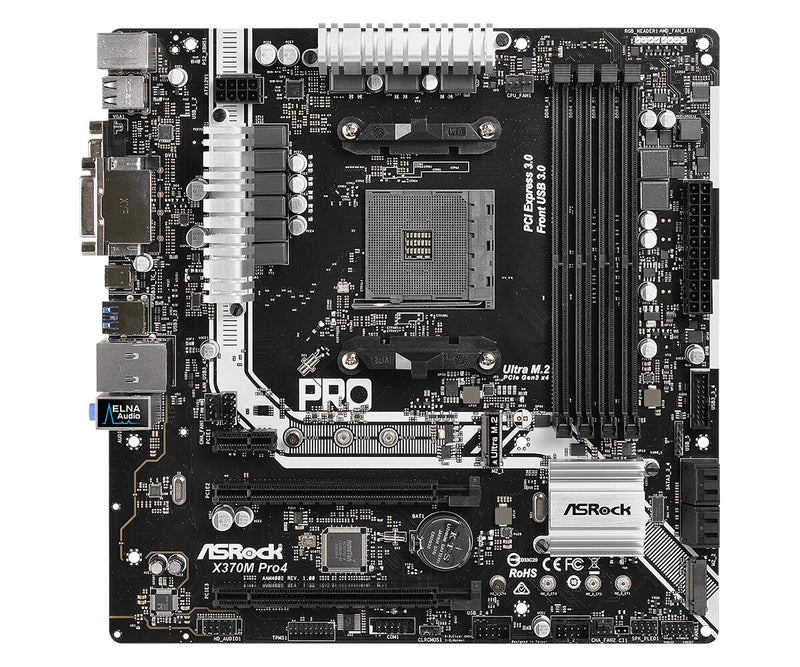Asrock X370M Pro4 AMD X370 Socket AM4 micro ATX
