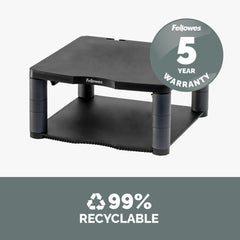 Fellowes Classic Premium Monitor Riser Graphite