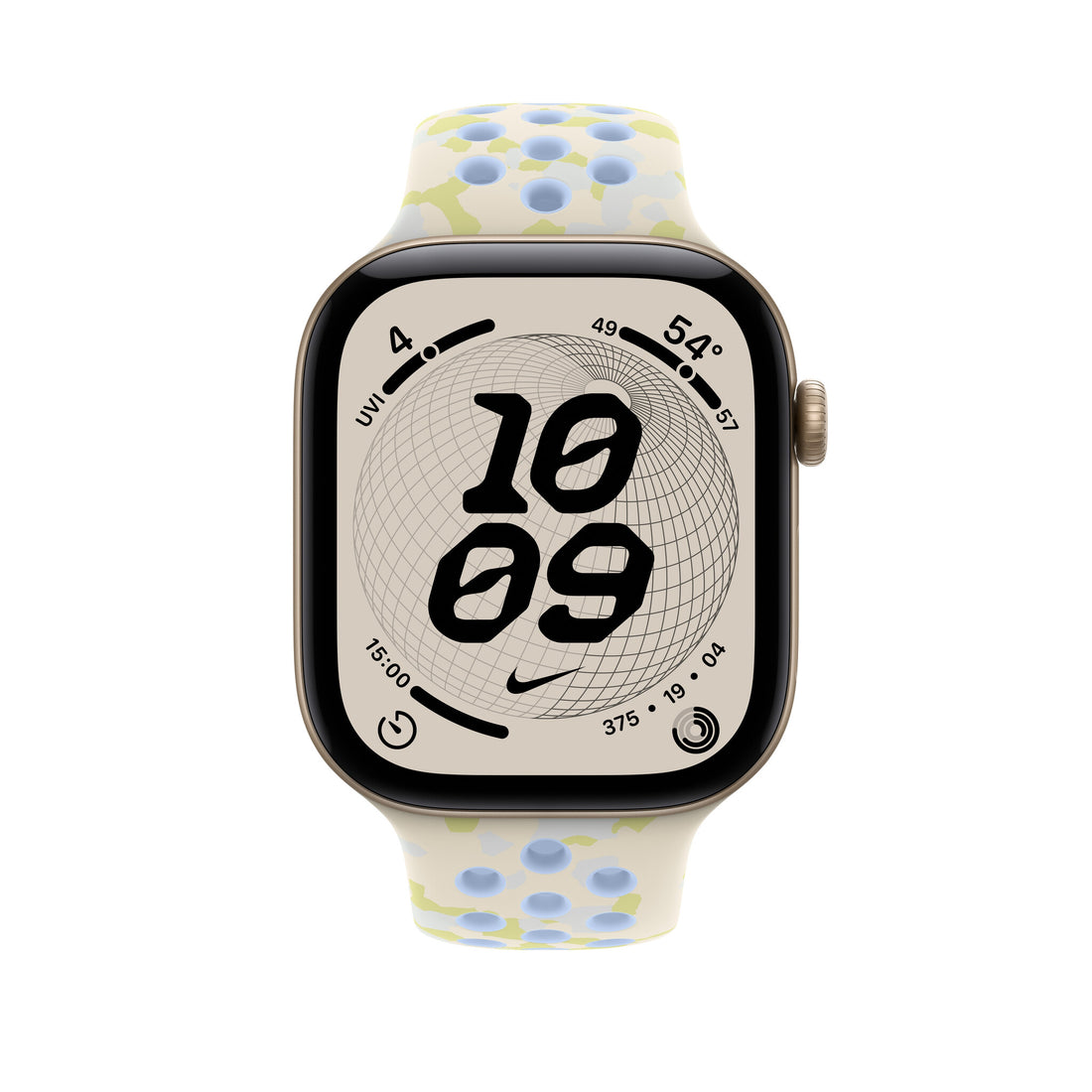 Apple 46mm Chalk Calm Nike Sport Band - S/M - image 3