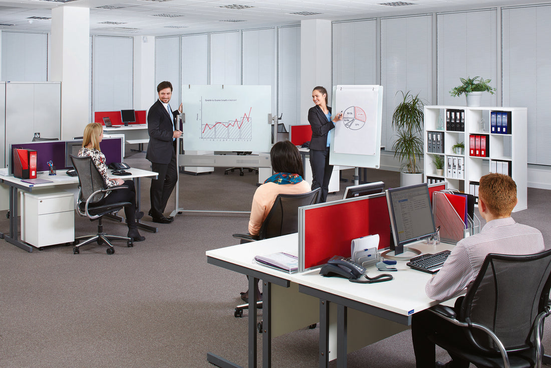 Nobo Brilliant White Glass Mobile Whiteboard 120x90cm - image 4