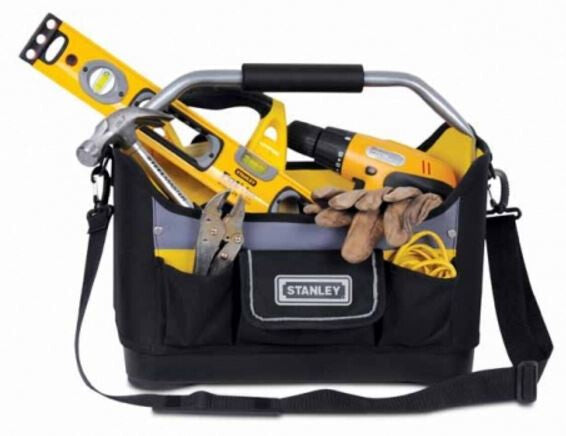 Black & Decker 1-96-182 tool storage case Black, Yellow Nylon