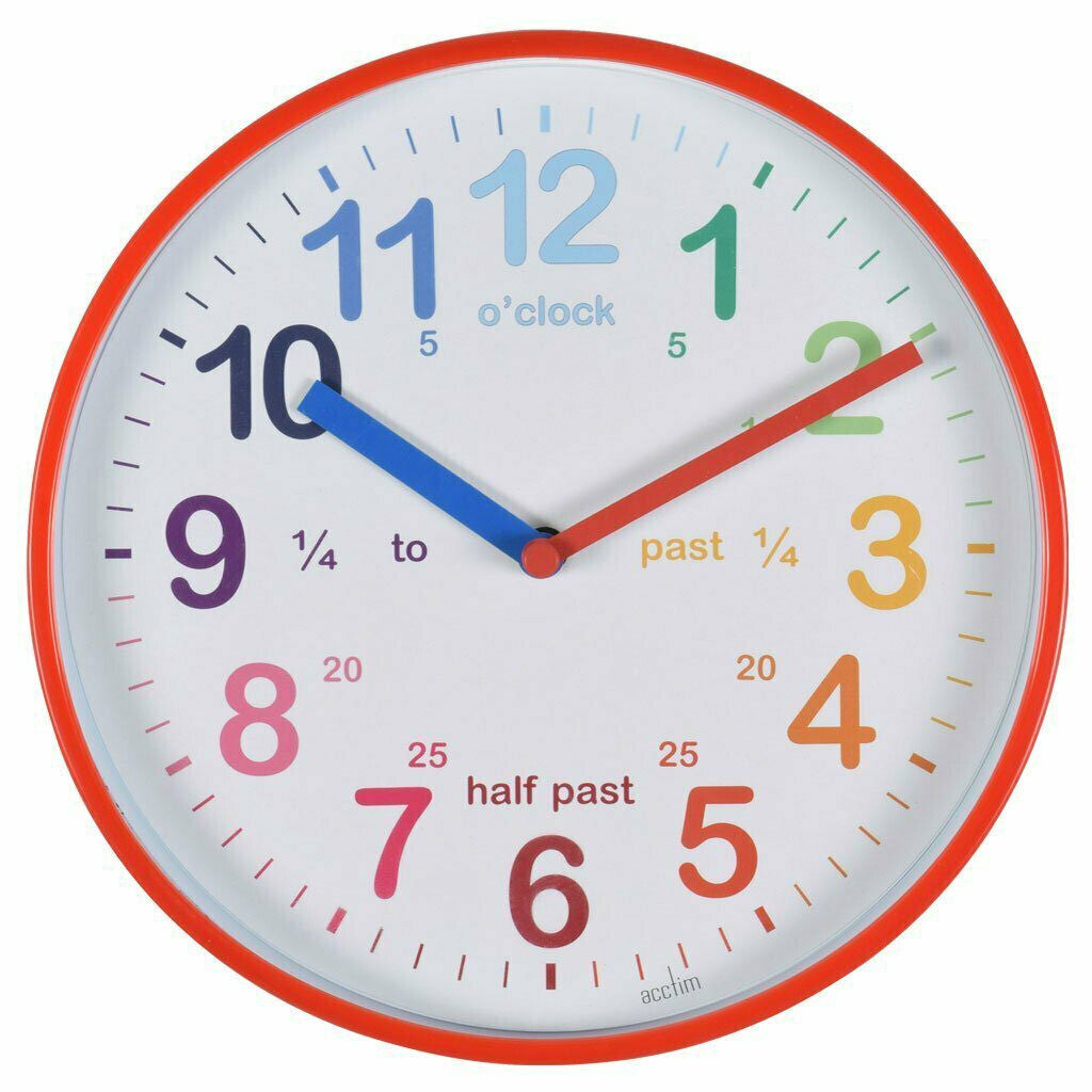 Acctim Wickford Quartz clock Round Red - image 2