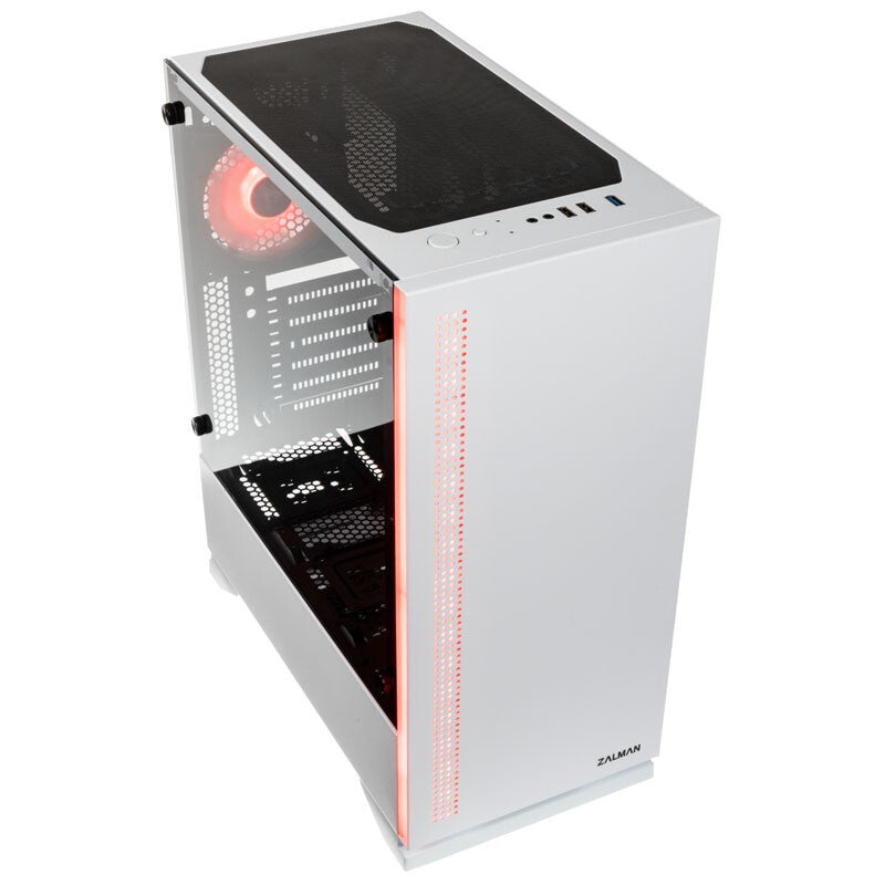 Zalman S5 WHITE computer case Midi Tower