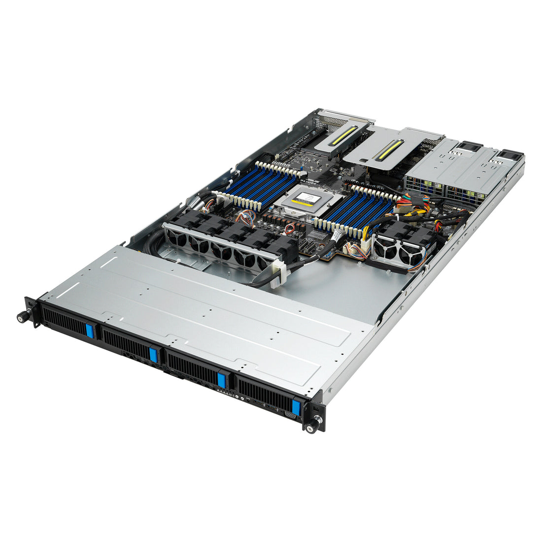 ASUS RS500A-E12-RS4U Socket SP5 Rack (1U) Black, Silver - image 4