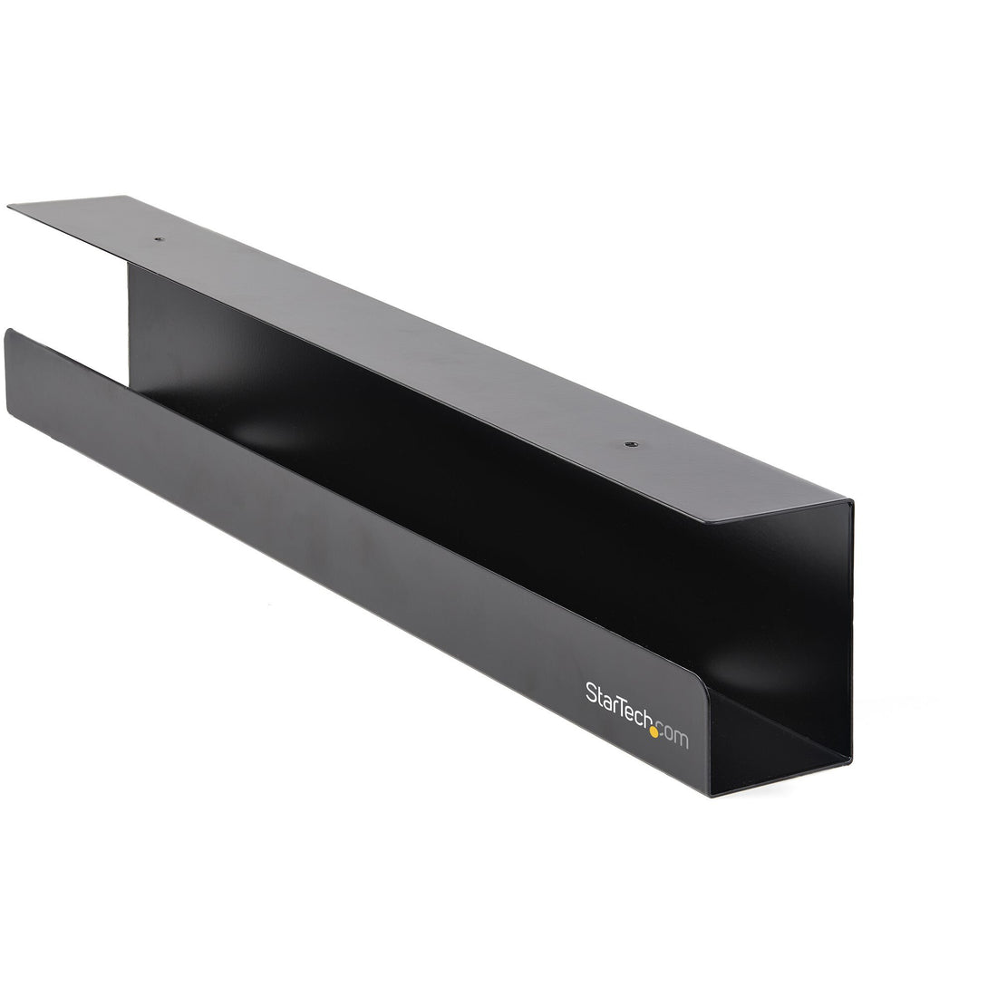 StarTech.com Under Desk Cable Management Tray - Office/Standing Desk Cable Tray Organizer - Desk/Table Mount