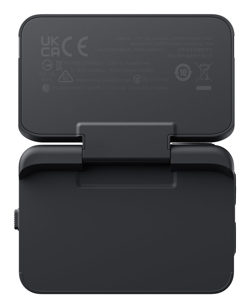 Insta360 GO Ultra Creator Black action sports camera 4K Ultra HD 25.4 / 1.28 mm (1 / 1.28") Wi-Fi 52.9 g