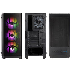 BitFenix Nova Mesh TG 4ARGB Desktop Black