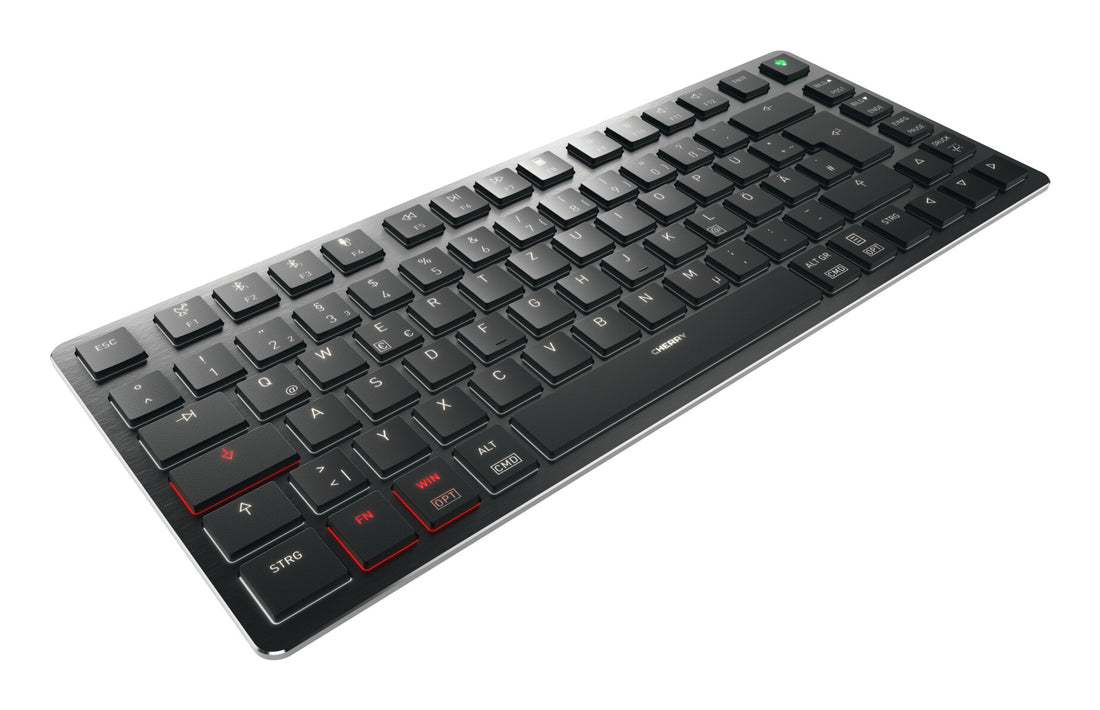 CHERRY KW X ULP 2.0 MINI keyboard Home/Office USB + RF Wireless + Bluetooth QWERTZ German Black - image 2