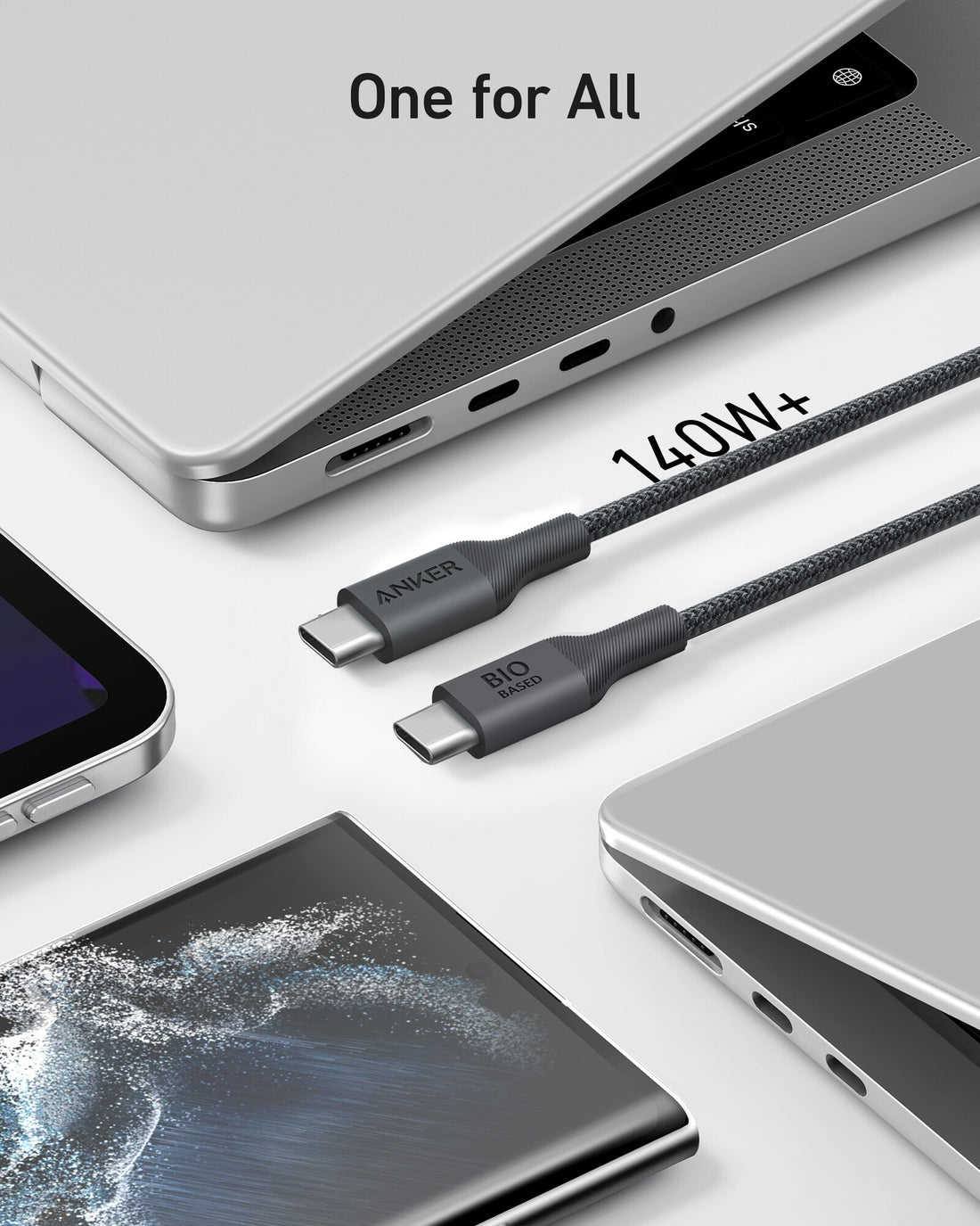 Anker A80F1HV1 USB cable 1.82 m USB C 140 W Black, Grey - image 6