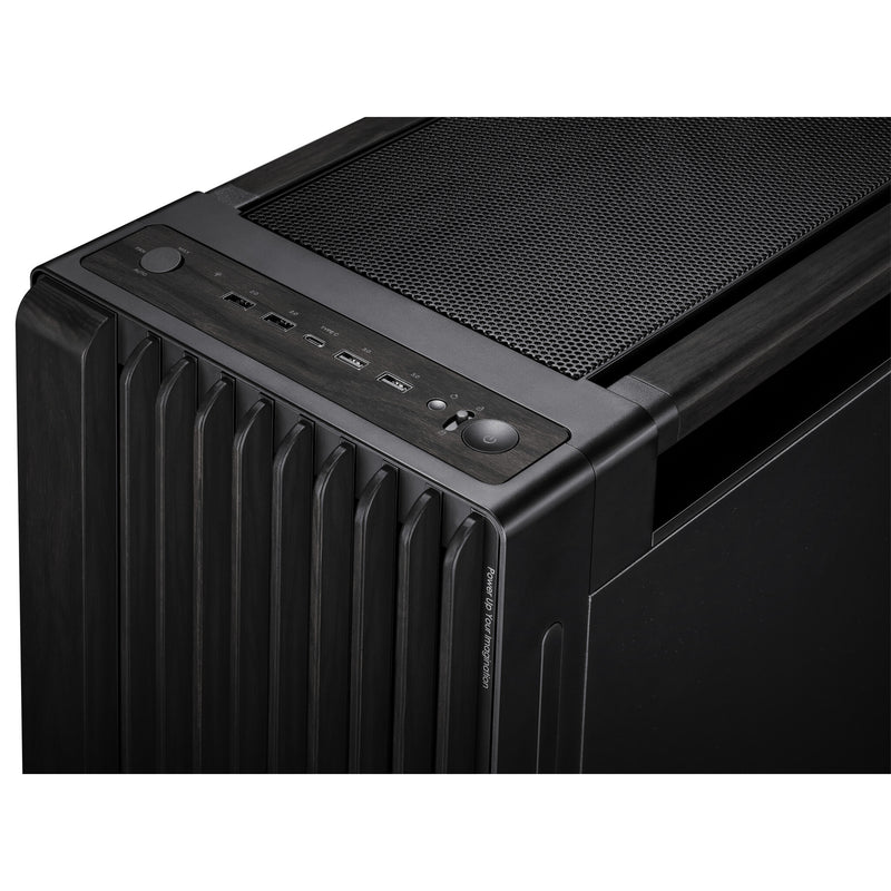 ASUS ProArt PA602 Wood Edition – Metal Panel Midi Tower Black